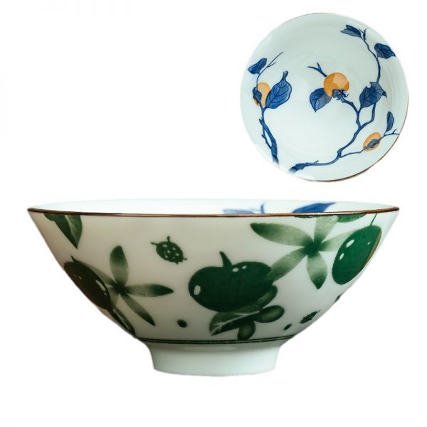 Vintage Dehua Blue & White Ceramic Kung Fu Tea Cup - Image 5
