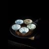 Vintage Dehua Blue & White Ceramic Kung Fu Tea Cup - Image 2