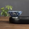 Vintage Dehua Blue & White Ceramic Kung Fu Tea Cup - Image 4